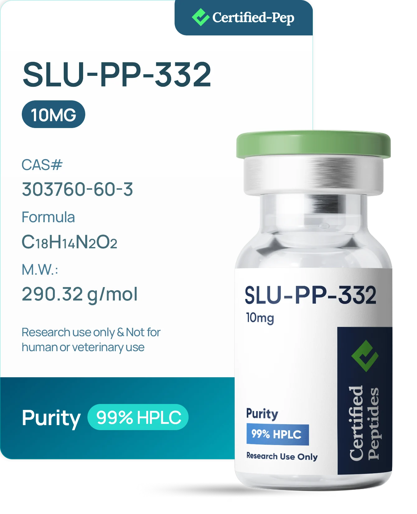 SLU-PP-332 10MG 3ML VIAL