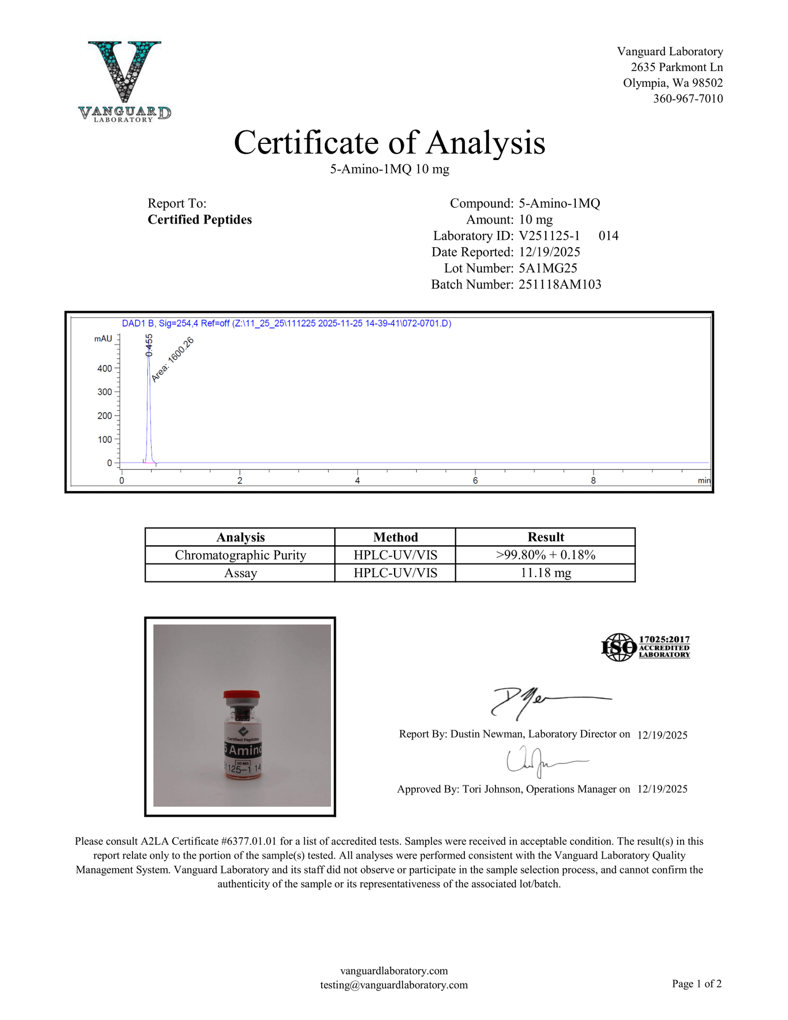 5-AMINO 1MQ 10 MG - Image 3