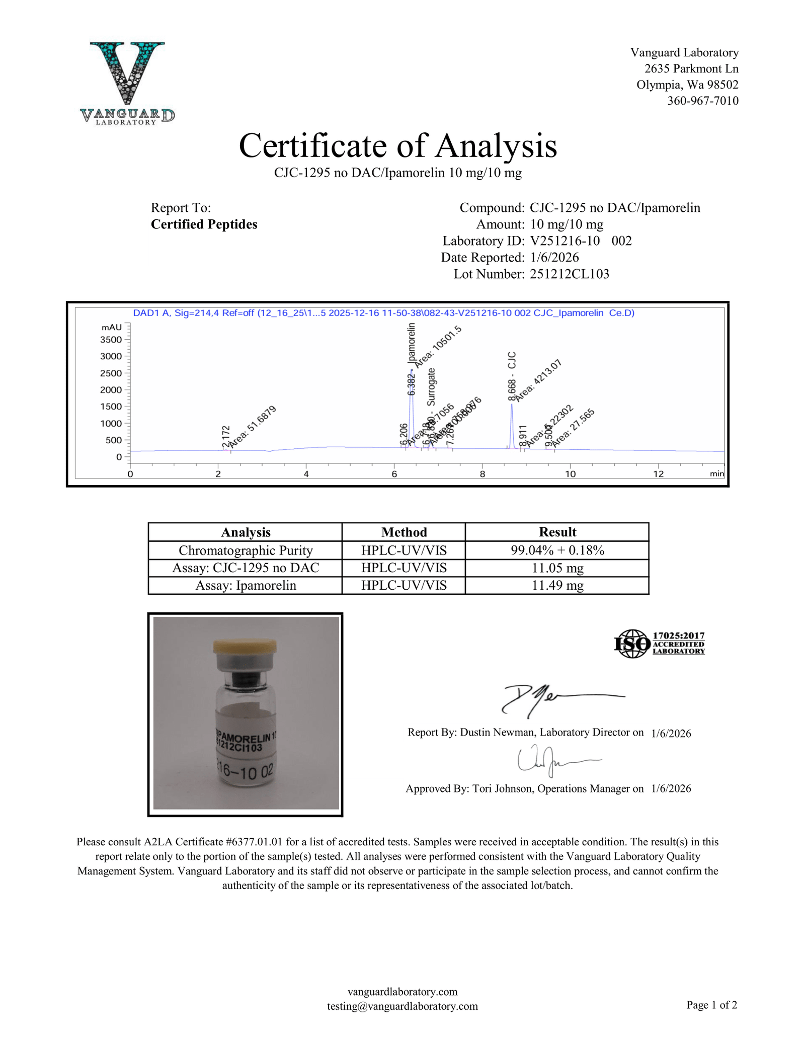 CJC / IPA 10/10 MG - Image 3
