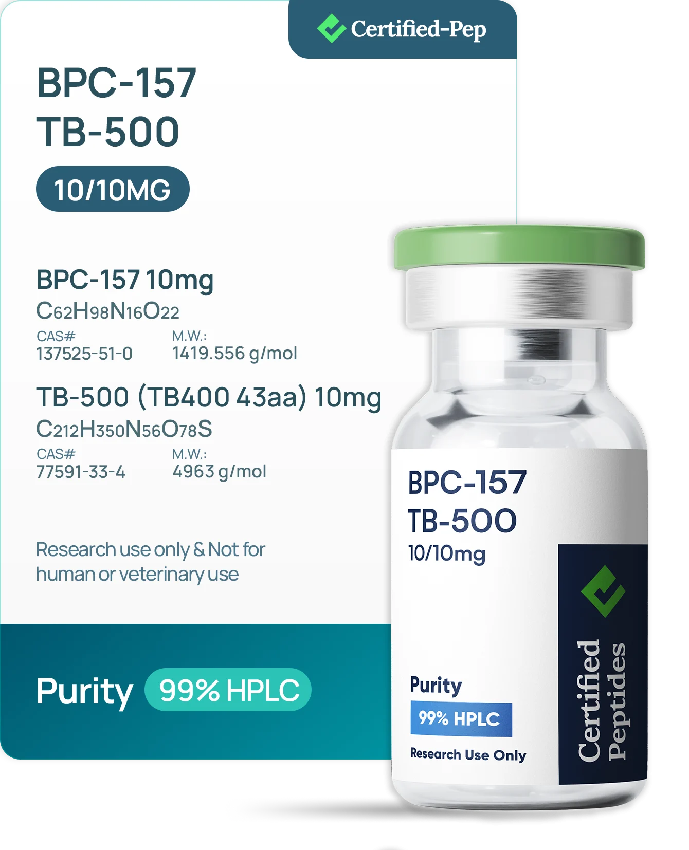 BPC-157/TB-500 10mg/10mg